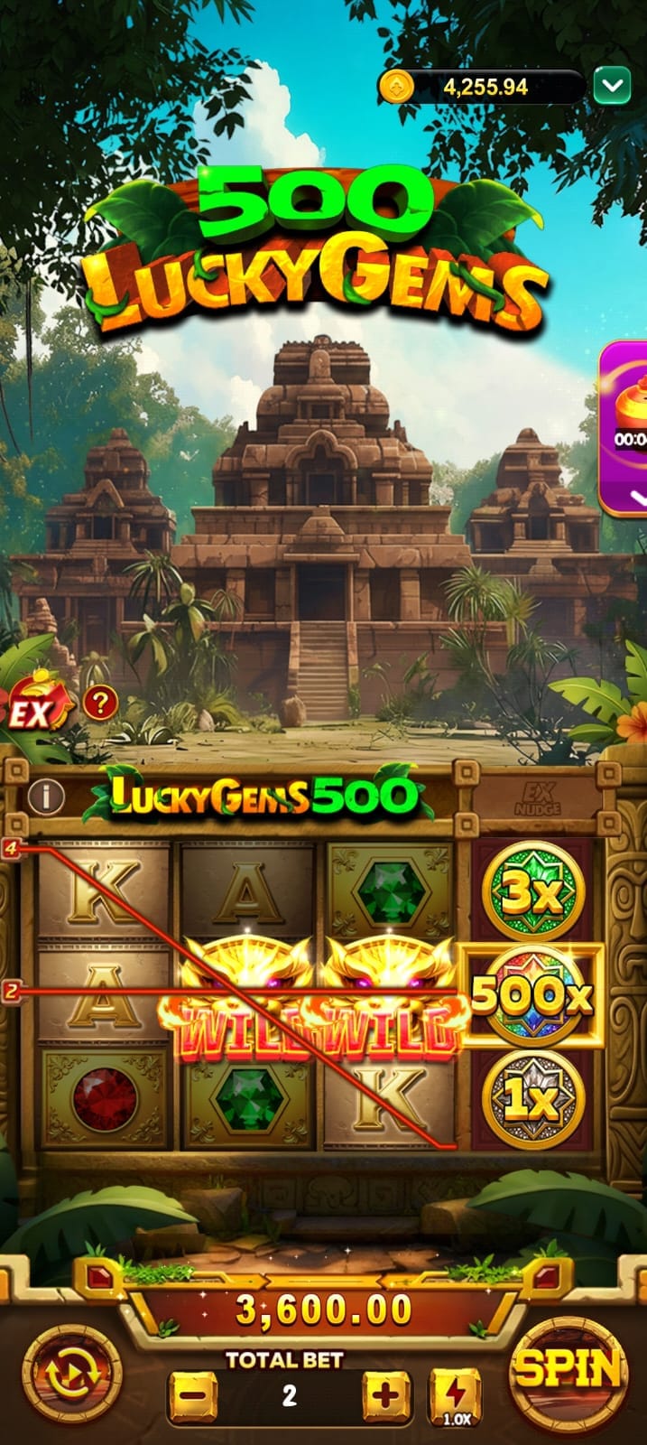 500X Lucky Game